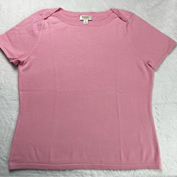Talbots Women’s pink Knit Sweater size XL - Picture 1 of 7